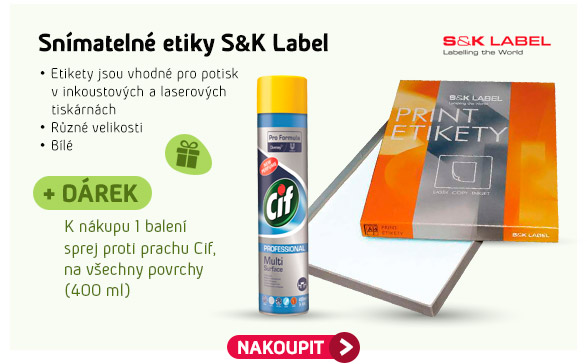 Snímatelné etiky S&K Label