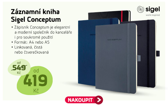 Záznamní kniha Sigel Conceptum