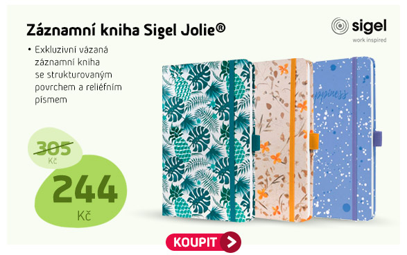 Záznamní kniha Sigel Jolie