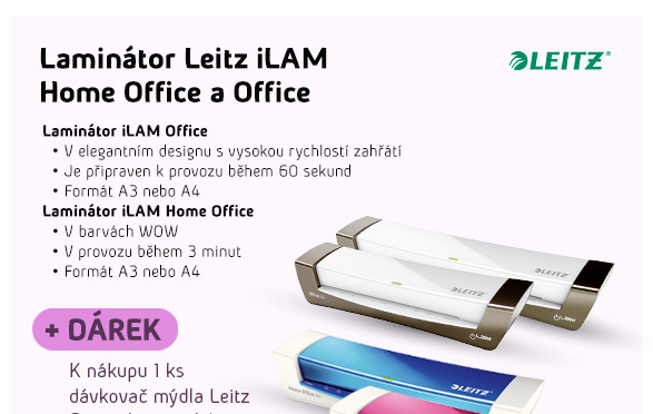Laminátory Leitz iLAM Home Office a Office