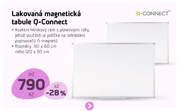 Magnetická lakovaná tabule Q-Connect