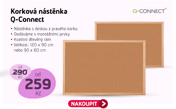 Korková nástěnka Q-Connect