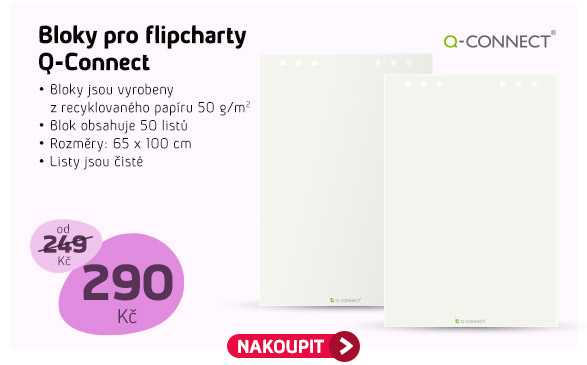 Bloky pro flipcharty Q-Connect
