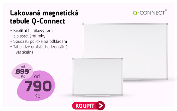 Lakovaná magnetická tabule Q-Connect