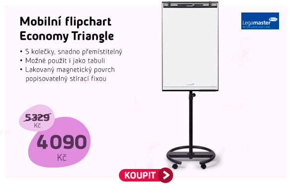 Mobilní flipchart Economy Triangle