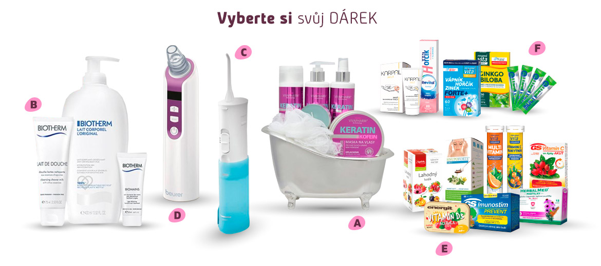 Popis dárků