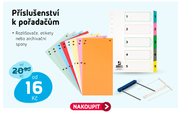 Příslušenství k pořadačům