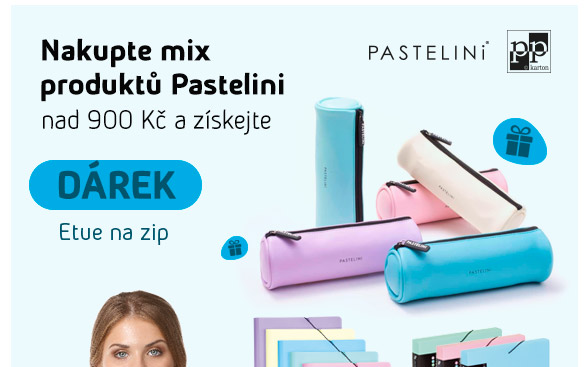 Nakup mix produktů Pastelini nad 900 Kč a získej dárek!