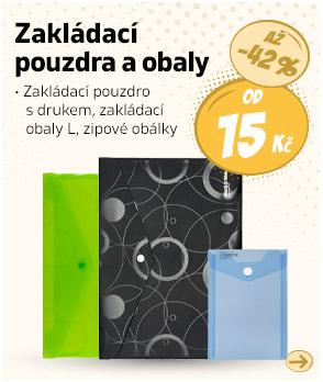 Zakládací pouzdra a obaly