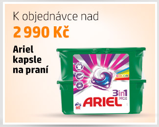 Ariel kapsle na praní