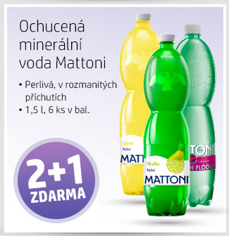 Ochucená minerální voda Mattoni