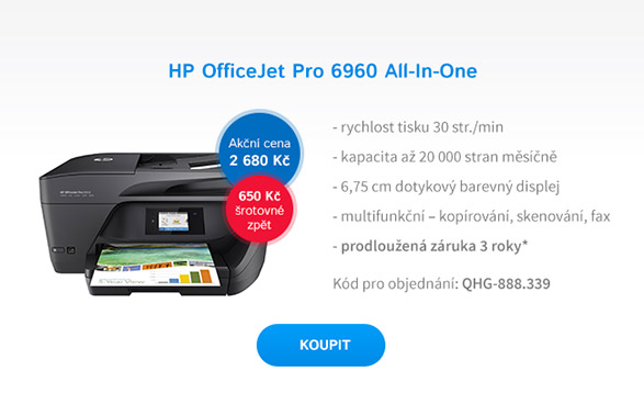 Multifunkce HP All-in-One Officejet Pro 6960