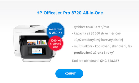 Multifunkce HP All-in-One Officejet Pro 8720 