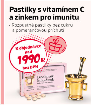 Pastilky s vitamínem C a zinkem pro imunitu