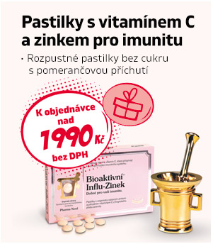 Pastilky s vitamínem C a zinkem pro imunitu