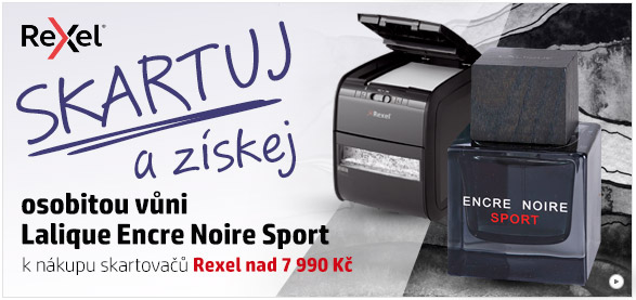 Získej osobitou vůni k nákupu skartovaček Rexel nad 7990 Kč