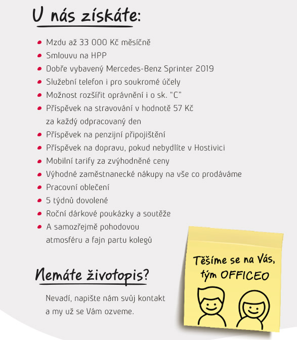 Hledáme kurýry!