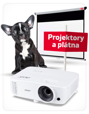 Projektory a plátna