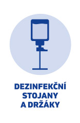 Dezinfekční stojany a držáky