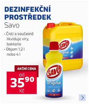 Dezinfekční prostředek Savo