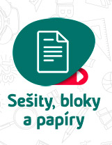 Sešity, bloky a papíry