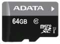 ADATA Premier Micro SDXC 64GB UHS-I + SD adaptér