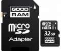 GOODRAM Micro SDHC card 32GB, Class 10, UHS-I + SD adapter