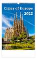 Nástěnný kalendář 2022 Cities of Europe