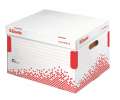 Archivační krabice na pořadače Esselte Speedbox - bílá, 39,2 x 30,1 x 33,4 cm
