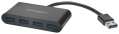 Čtyřportový rozbočovač USB 3.0 Kensington