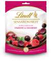 Ovoce v čokoládě Lindt - maliny a brusinky, 150 g