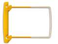Archivační spony Jalema Clip - 10 ks, žluto-bílé