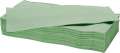 Skládané papírové ručníky Q-Connect - dvouvrstvé, zelené, 250 ks