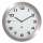 Nástěnné hodiny Standard - plastové, průměr 38 cm, stříbrné