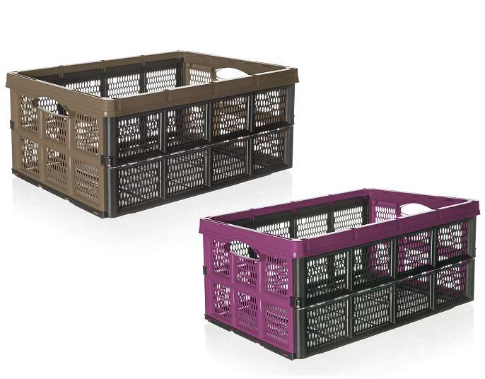 Tontarelli Voilà Cesto Pieghevole Da 45 Litri - Pratico E Colorato Per Casa E Giardino - Foto 7