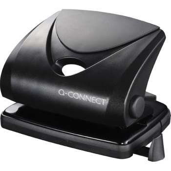 Děrovačka Q-Connect - 20 listů, černá