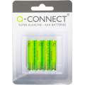 Alkalické baterie Q-Connect - 1,5V, LR03, typ AAA, 4 ks