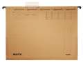 Závěsné desky Leitz s bočnicemi - hnědý karton, 25 ks