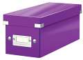 Krabice na CD Click & Store Leitz WOW, purpurová