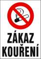Tabulka - Zákaz kouření!