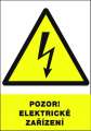 Tabulka - Pozor elektrické zařízení!