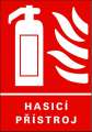 Tabulka - Hasící přístroje