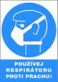 Tabulka - Používej respirátor proti prachu!