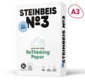 Recyklovaný papír Steinbeis Nr.3 Pure White A3 - 80 g/m2, CIE 110, 500 listů