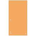 Papírové rozlišovače Donau - 1/3 A4, 235 x 105 mm, oranžové, 100 ks