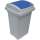 Odpadkový koš na tříděný odpad - modrý, 50 l