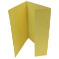 Papírové desky s jednou chlopní HIT Office - A4, žluté, 20 ks
