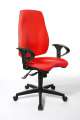 Kancelářská židle Star 20 SY - synchro, červená