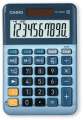 Stolní kalkulačka Casio MS-100EM - 10místný displej, modrá