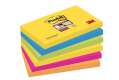 Bločky Post-it Super Sticky Carnival - 76 x 127 mm, mix pestrých barev, 6 ks